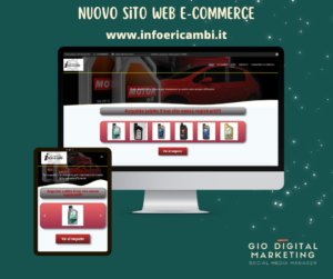 Nuovo sito web ecommerce infoericambi.it